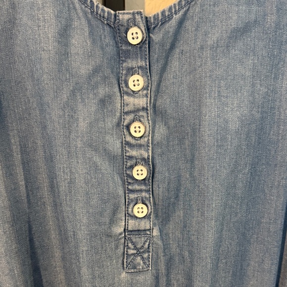 beachlunchlounge Blue Sleeveless Romper - Picture 3 of 5